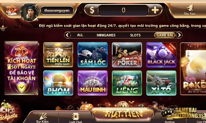 Cào Zowin Trải nghiệm chơi bài an toàn tại Zowin