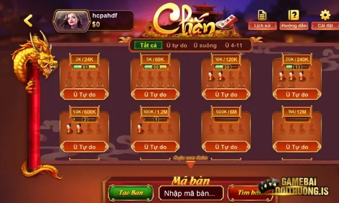 Chắn Gemwin Áp dụng chiến thuật thông minh