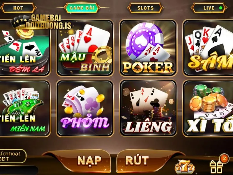 Chọn chơi bài Phỏm tại sảnh game bài VIN