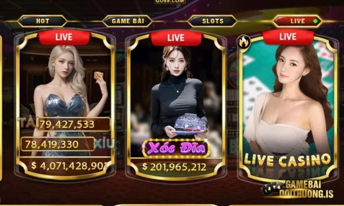 game bài đổi thưởng go789 Casino Live Go789