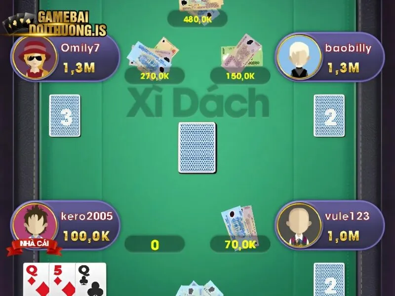 Tựa game xì dách khi chơi